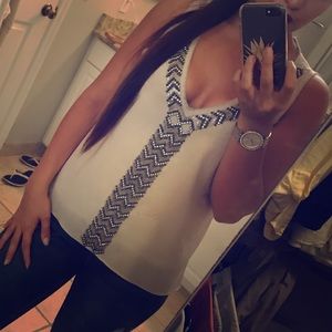 Sheer Beaded Top